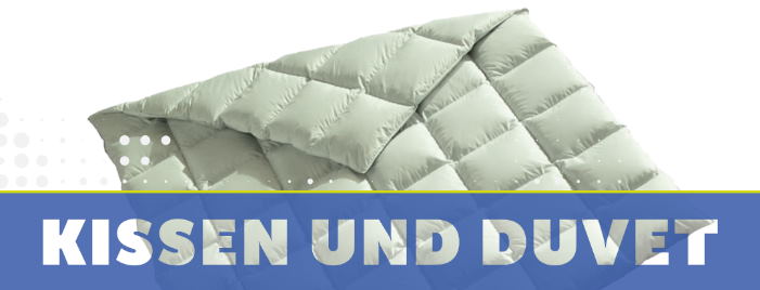 Kissen und Duvet