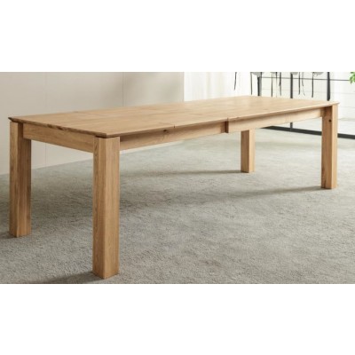 Famagusta Eiche Doppel-Auszug Esstisch 160-260 cm / 180-280 cm / 200-300 cm