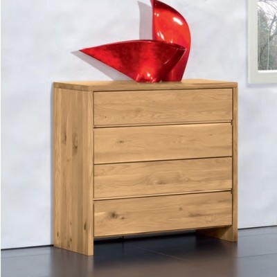 Rustico Natura Wildeiche Massiv Kommode