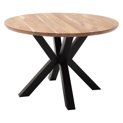 Saragossa Massivholz Tisch rund D120