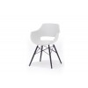 Rockville Schalenstuhl weiss schwar