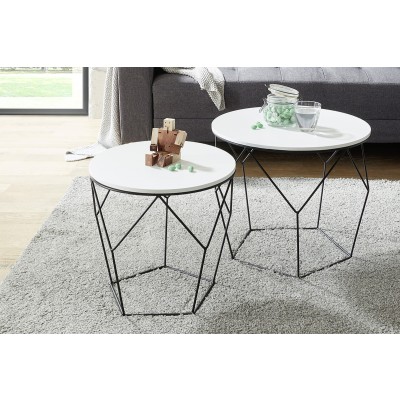 Haiti Bianco Couchtisch Set