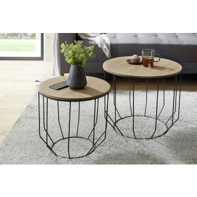 Haiti Oak Couchtisch Set