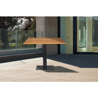 Bistro l Gartentisch Teak 80 x 80 cm