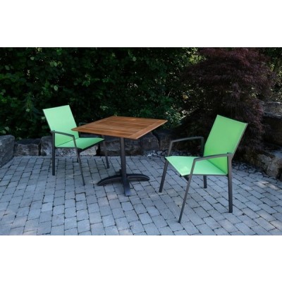 Bistro lll Teak Gartentisch  80 x 80 cm