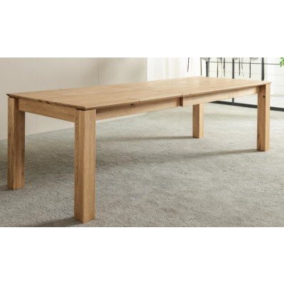 Famagusta Eiche Doppel-Auszug Esstisch 160-260 cm / 180-280 cm / 200-300 cm