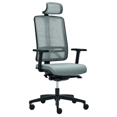 Flexi 1104 Profi Bürostuhl schwarz mit Mesh Rücken