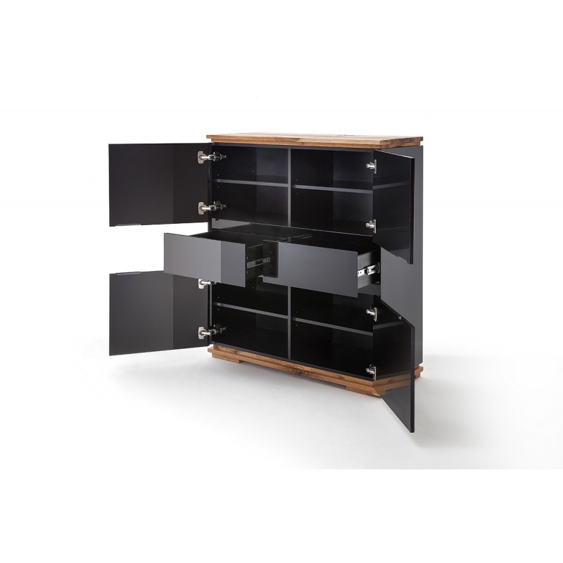 Chiaro Highboard HG schwarz 002