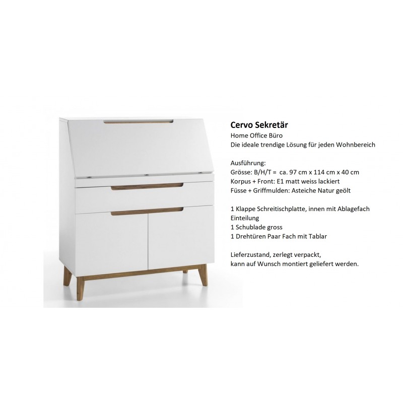 Cervo Sekretär Kommode 005