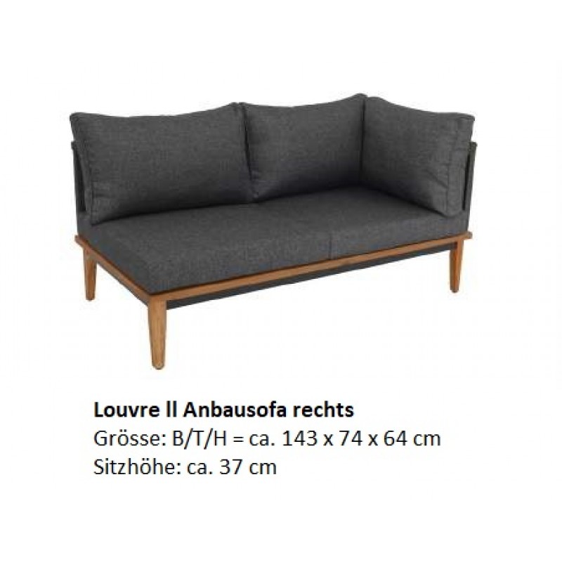 Louvre ll Anbausofa
