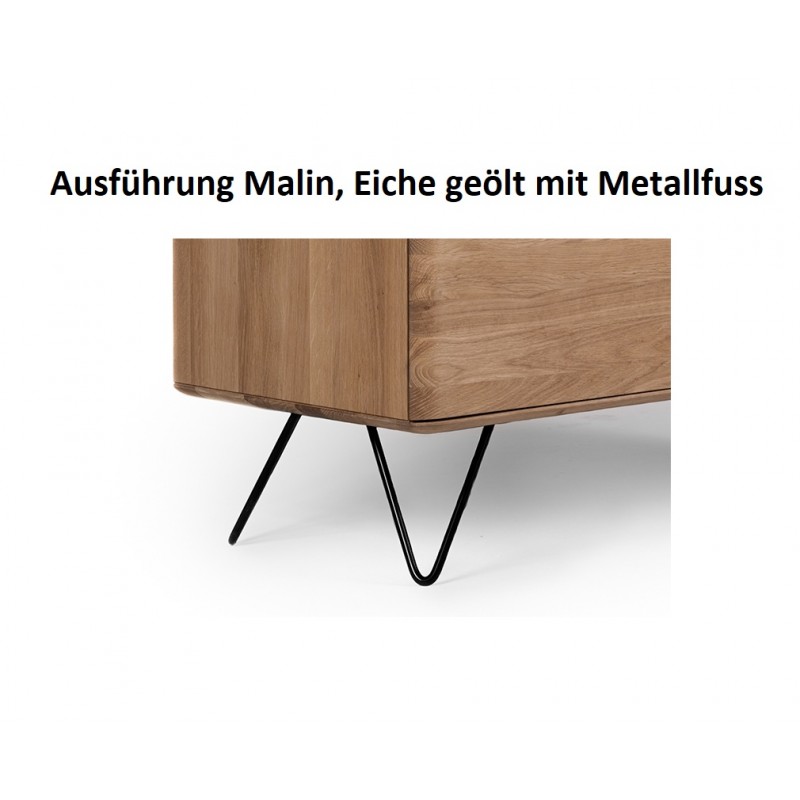 Malin TV Möbel Gerade mit Metallfuss tpls 008