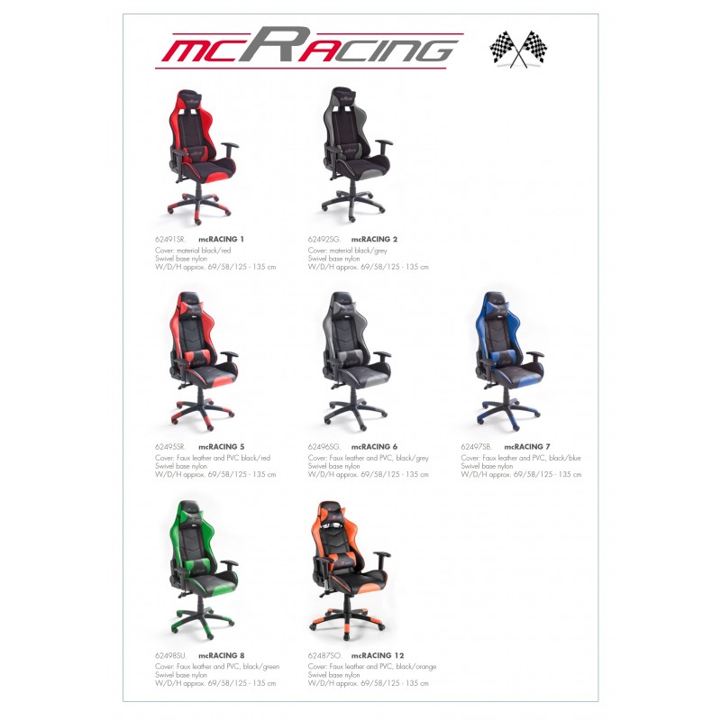 MC Racing Gamingstuhl